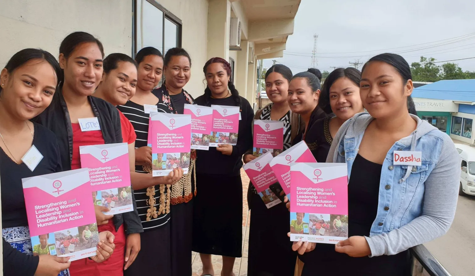 StPC invests in young women's leadership on climate action, equipping them with tools to respond to crisis. Photo credit: Shifting the Power Coalition